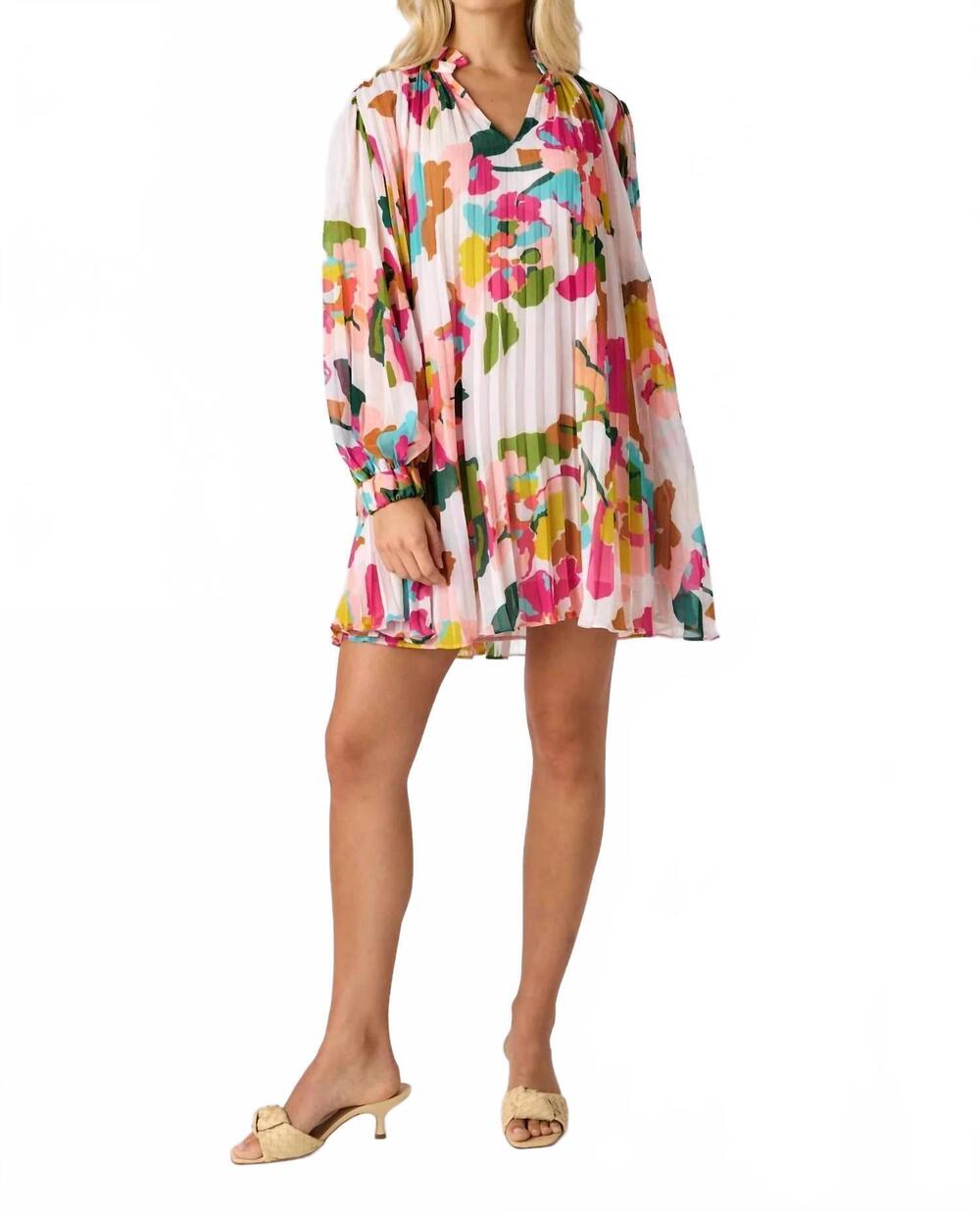 NEW CROSBY BY MOLLIE BURCH heidi mini dress in botanic blush